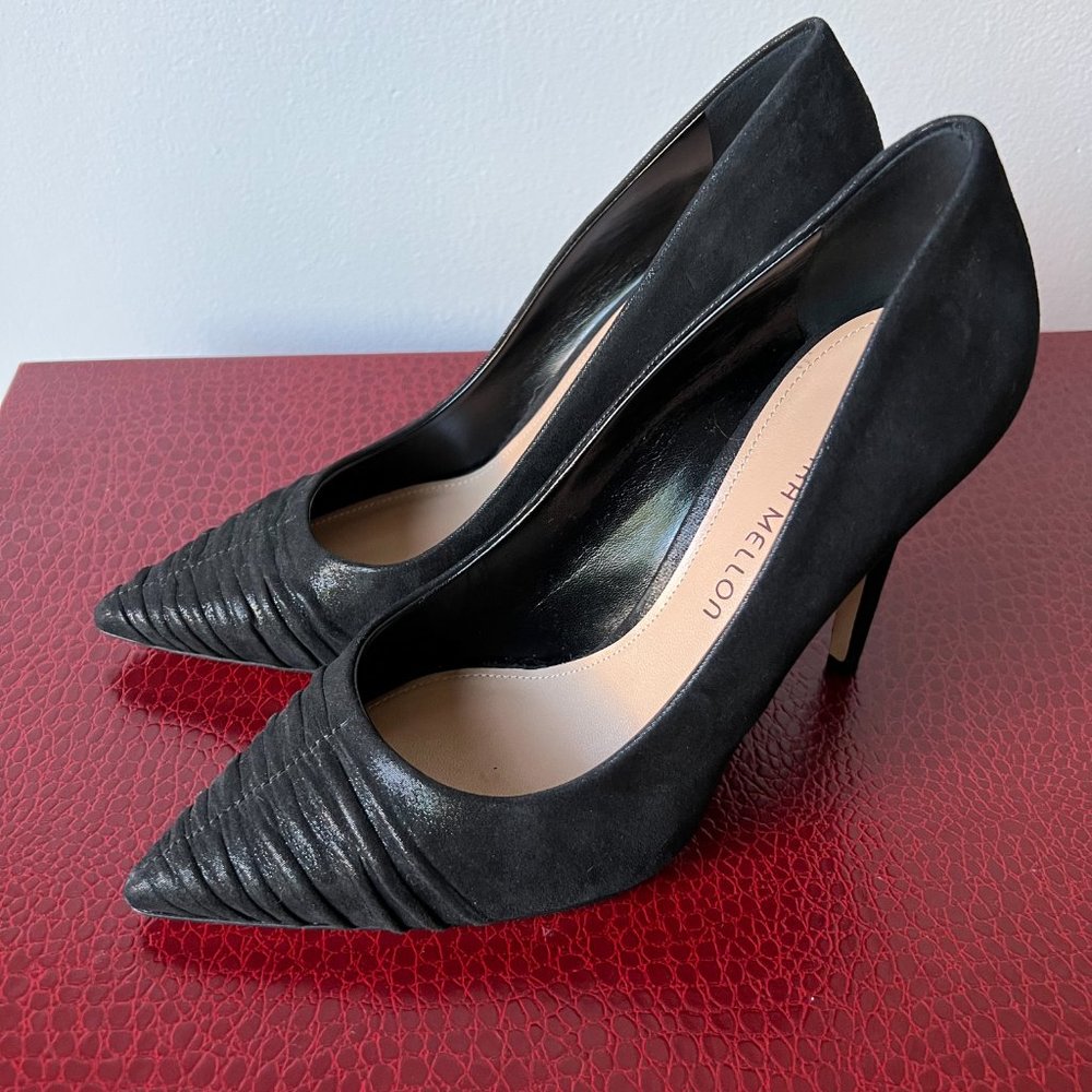 Tamara Mellon Black Suede Pumps